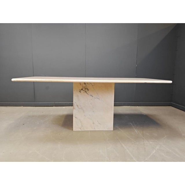 Vintage Italian Marble Dining Table, 1970s For Sale - Image 10 of 14