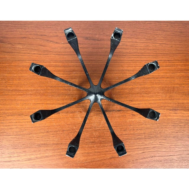 Mid-Century Modern Danish Metal Candleholder in Metal by Gunnar Cyren for Dansk Designs Denmark, 1960s For Sale - Image 4 of 18