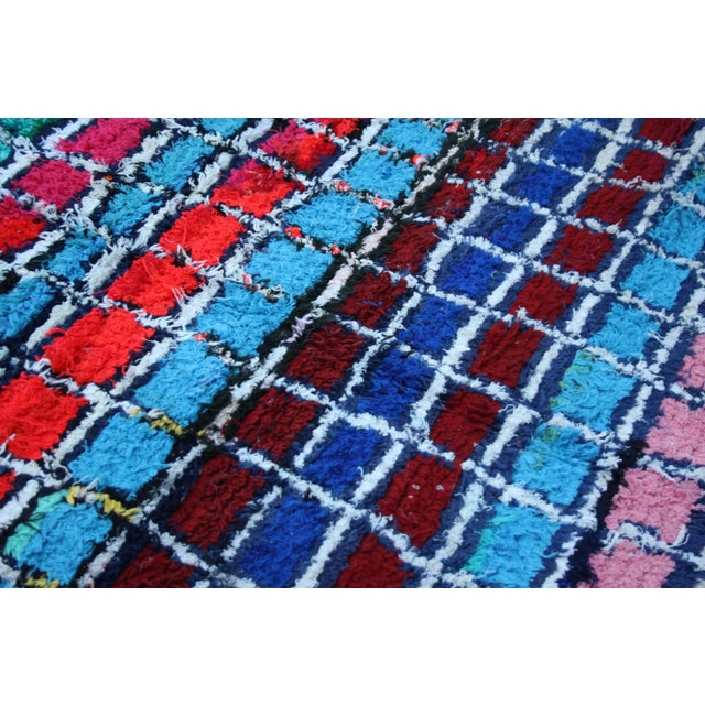 Tribal Mid 20th Century Moroccan Rug- 6' X 4' For Sale - Image 3 of 4