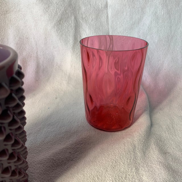 1930s 1930s Rare Eclectic Collection Art Glass Tumblers - Set of 10 For Sale - Image 5 of 12