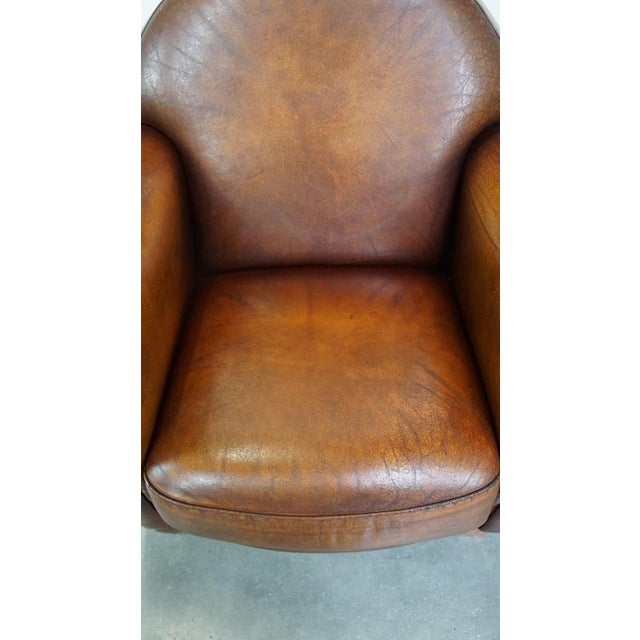 Armchair in Sheep Leather For Sale - Image 6 of 15