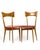 An elegant set of 6 “Bow-Tie” dining chairs designed by Ico Parisi and manufactured by Ariberto Colombo in Cantù. The...