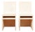 Chairs in Wood Construction with Shelf and White Stained by Felice Dittli, 2006, Set of 2 For Sale