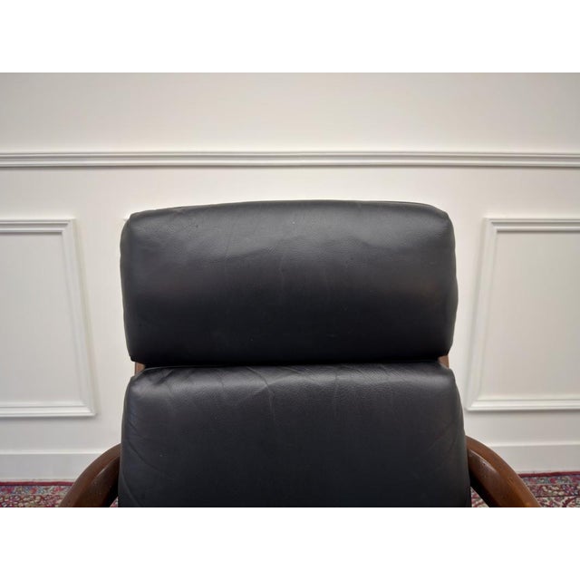 Black English Chesterfield Office Chairs, Set of 2 For Sale - Image 8 of 12