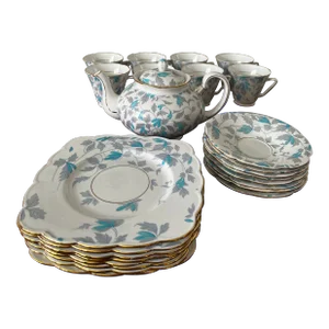 Vintage Royal Grafton China Tea Set Serving for 8- 25 Pieces