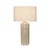 New item. Not vintage. Add a charming touch to your space with CeCe Beige Glazed Scalloped Ceramic Table Lamp. The unique...