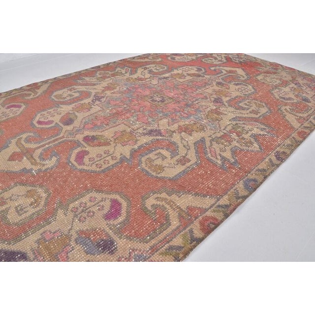 Turkish Turkish İnteriour Vintage Rug For Sale - Image 3 of 10