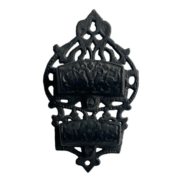 Black Iron Hanging Match Safe For Sale