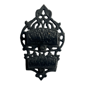 Black Iron Hanging Match Safe