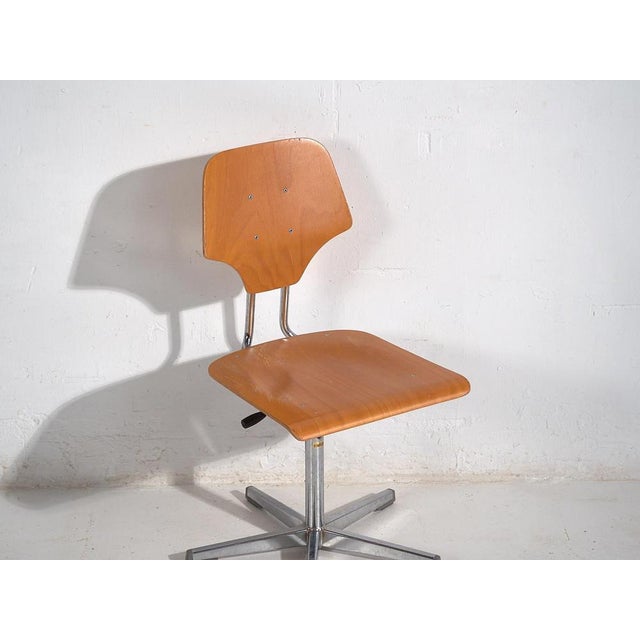 Vintage Office Chairs, 1950, Set of 6 For Sale - Image 9 of 13