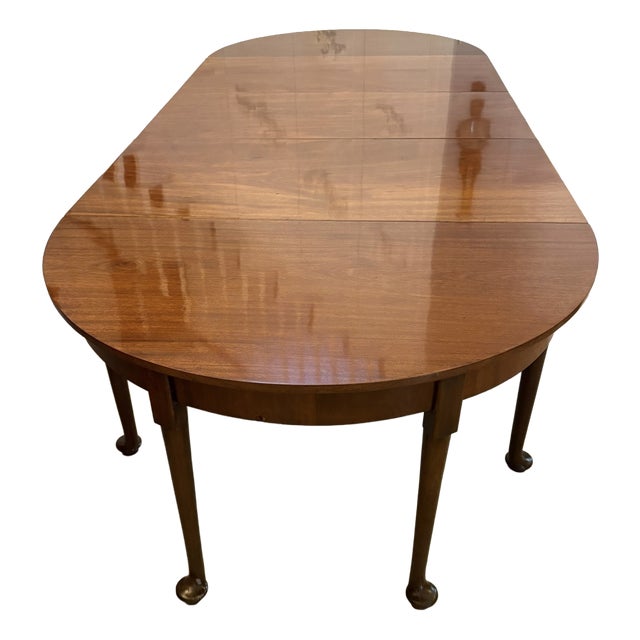 Antique Georgian Figured Mahogany Metamorphic Dining Table, 1780s For Sale