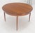 Mid-Century Modern Late 20th Century Danish Modern Round Teak Dining Table w/ 18" Pop Up Hide Away Leaf MINT For Sale - Image 3 of 15