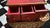 Vintage Wooden Jewelry Box With Chinese Calligraphy For Sale - Image 4 of 5
