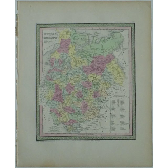 Original engraving by Thomas Cowperthwait, circa 1850. Beautiful original color. Dimensions 14" x 17.25". Please note: If...