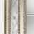 Hand-Engraved Venetian Mirror With Amber Murano Glass For Sale - Image 4 of 5