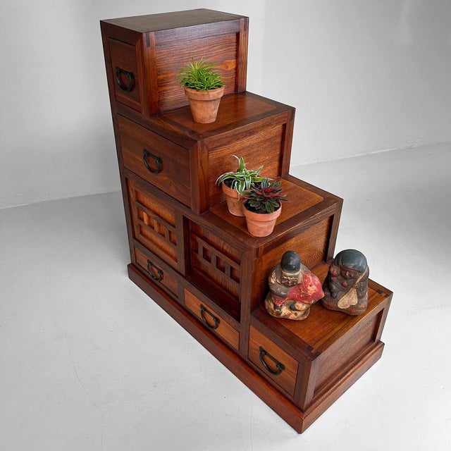 Vintage Japanese Kaidan Dansu Step Chest, 1970s-1980s For Sale - Image 17 of 18