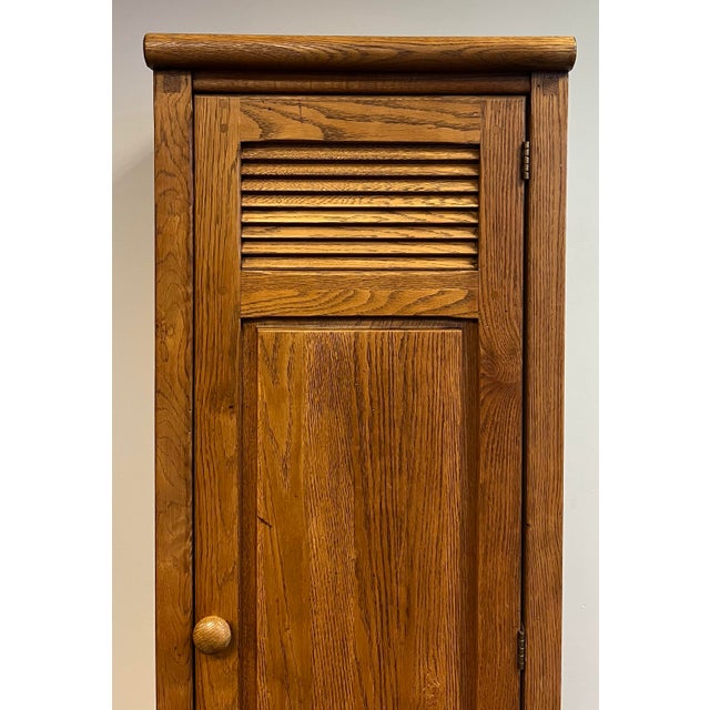 2000 - 2009 Lexington Furniture Oak Pantry / Storage Cabinet For Sale - Image 5 of 10