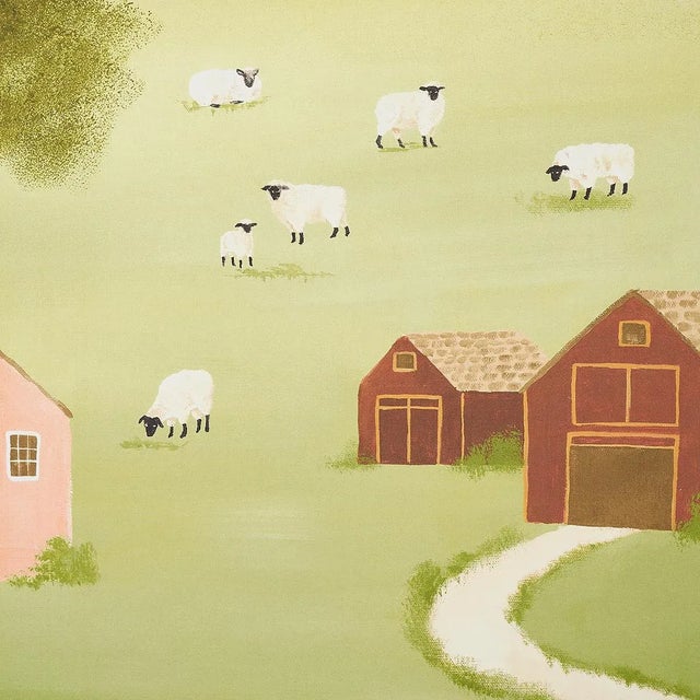 Not Yet Made - Made To Order Sample - Schumacher Eaton's Landscape Panel Set in Document For Sale - Image 5 of 6