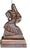 Chocolate Vintage Mid-Century Heifetz Hand-Carved Dancer Table Lamps – A Pair For Sale - Image 8 of 12