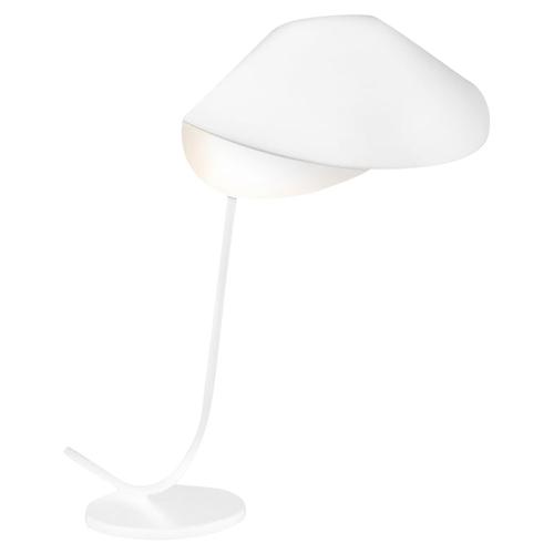 White Mid-Century Modern White Antony Table Lamp from Serge Mouille For Sale - Image 8 of 8