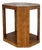 Vintage Cross Hatched Pretzel Rattan Bar Cart For Sale