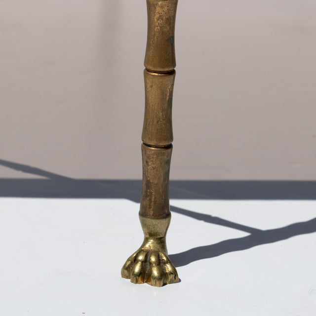 Brass 1920s French Art Deco Brass and Mirror Coffee Table (Attributed to Maison Baguès) Circa 1920 For Sale - Image 8 of 8