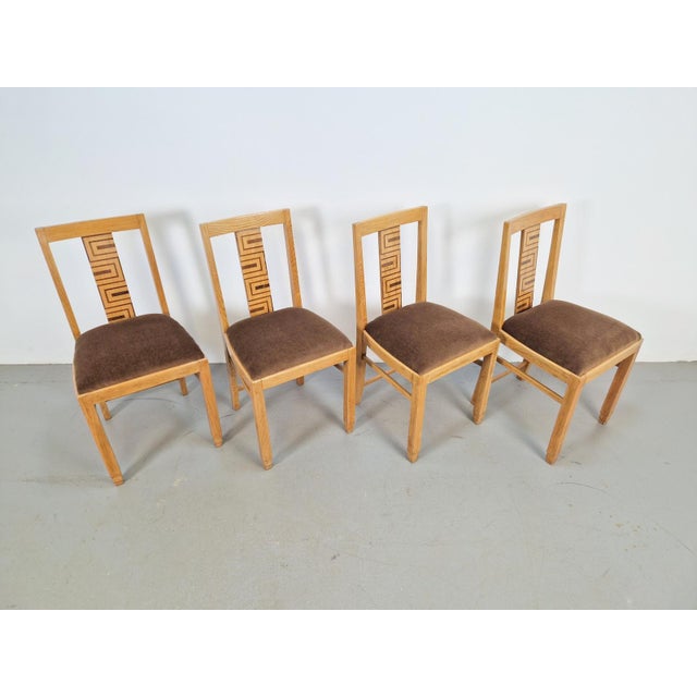 Art Deco Arts and Crafts Dining Chairs, 1930s, Set of 4 For Sale - Image 11 of 18