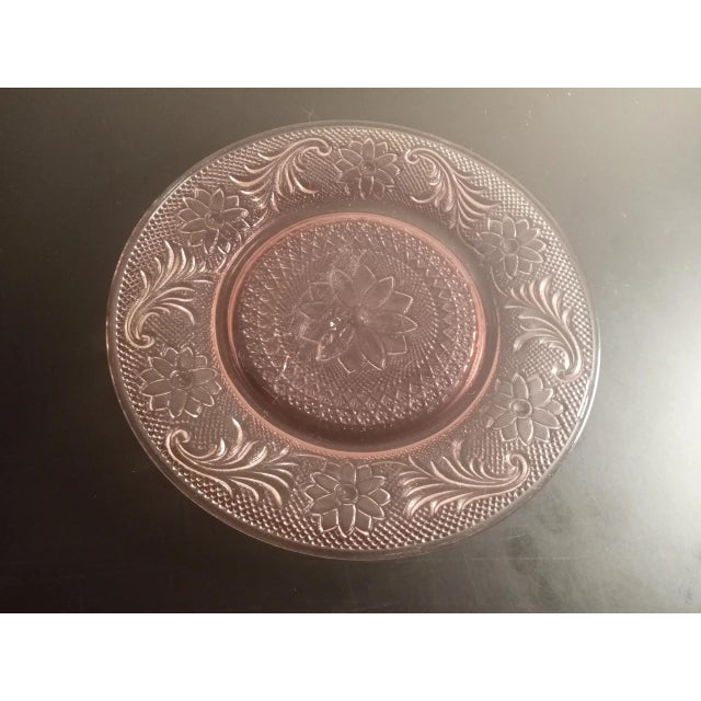2000s Amethyst Indiana Glass Plate For Sale - Image 4 of 4