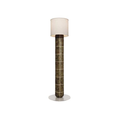 Large Navazi Floor Lamp in Ceramic with Linen and Frosted Glass by Svitanok For Sale - Image 10 of 10