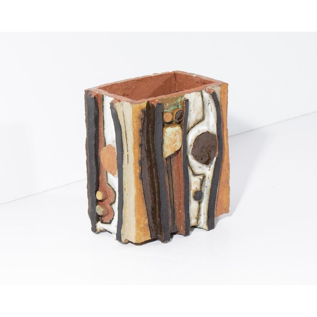 Contemporary 1967 Studio Pottery Vase by Mary Ann Wurst For Sale - Image 3 of 7