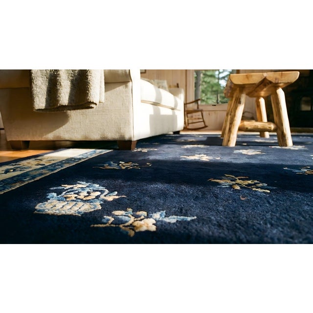 Late 19th Century Chinese Peking Carpet ( 9'6" x 11'7" - 290 x 353 ) For Sale - Image 12 of 13