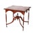 Folk Art Antique Folk Art Carved Mixed Wood Parquetry & Inlaid Lamp Table C1920 For Sale - Image 3 of 14