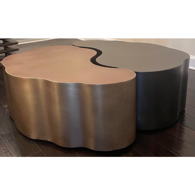 Arteriors "Meadow" Organic Iron Coffee Table - Antique Bronze/Black For Sale - Image 9 of 10