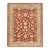 Vintage Circa 1990 Red Traditional Wool Rug - 4ft 5in X 5ft 5in For Sale