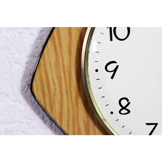 Formica Clock by Japy France, 1970s For Sale - Image 11 of 12