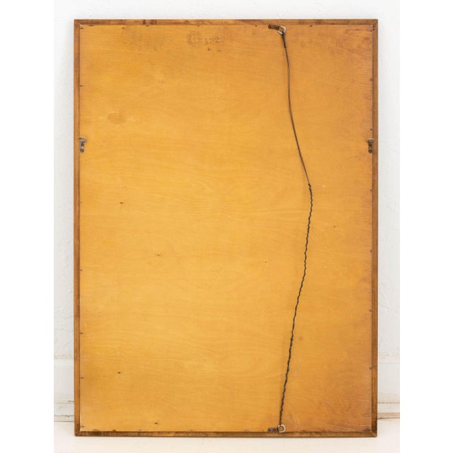 Conant Ball Mid-Century Modern Walnut Framed Mirror For Sale In New York - Image 6 of 7