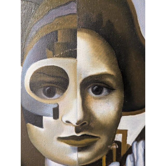 Vintage Painting by Italian Artist R. Gasperini -1975 For Sale - Image 4 of 6