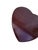 1990s 1990s Bombay Company Mahogany Flip Top Side Table Pedestal Stand Queen Ann Heart Shape For Sale - Image 5 of 14