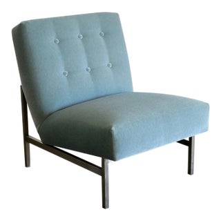 1970s Armless Lounge Chair Attributed to Florence Knoll For Sale