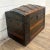 Traditional Antique Camel Back Steamer Trunk Chest With Tray For Sale - Image 3 of 7