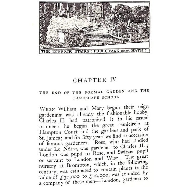 "The Formal Garden in England" 1901 Blomfield, Reginald For Sale In New York - Image 6 of 12