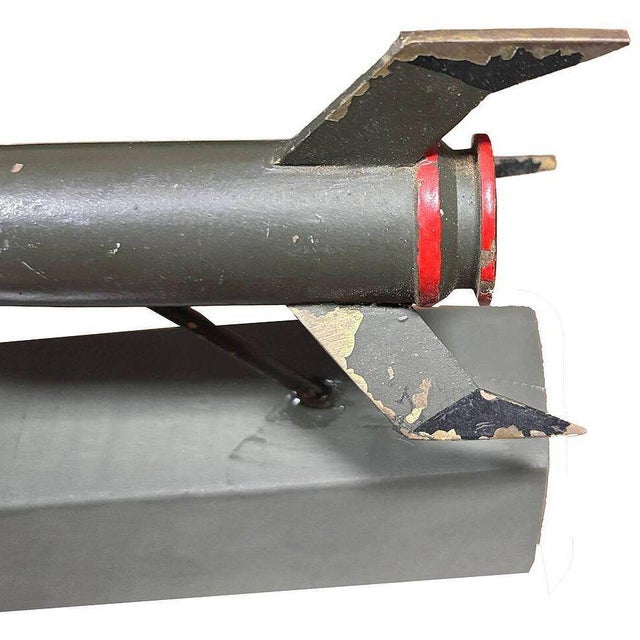 Wood Mid-Century Kfir Jet Fighter Prototype Desk Model Israeli Air Force For Sale - Image 7 of 7