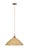 Jamie Young Spun Pendant, Small Natural Bamboo For Sale - Image 4 of 5