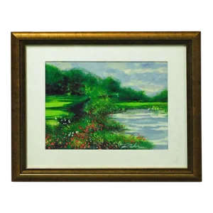 Raphael Robic Untitled Tree Framed Hand Signed Limited Edition Lithograph Art