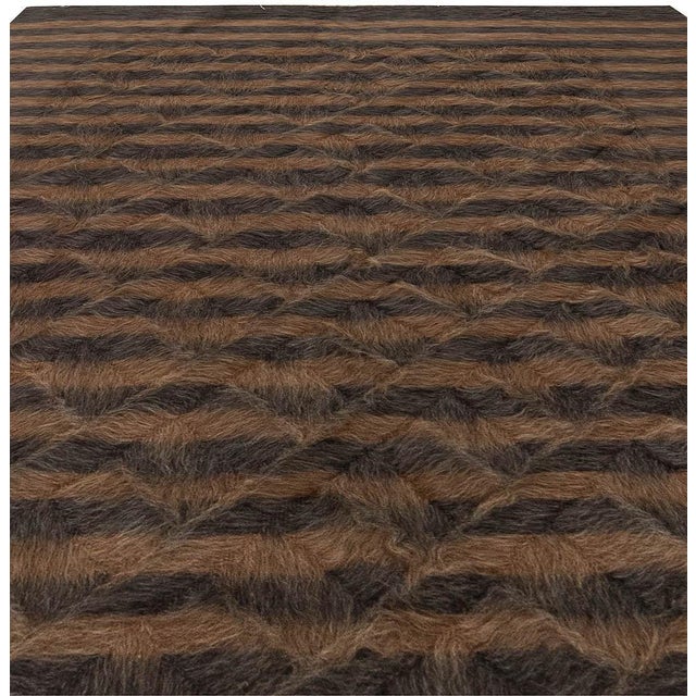 Modern Contemporary Taurus Collection Striped Rug by Doris Leslie Blau For Sale - Image 3 of 7