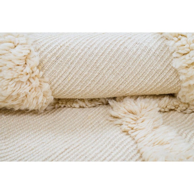 Hand-Knotted Wool Rug by Azele Studio For Sale - Image 11 of 12