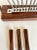 Mid 20th Century Mid-Century Modern Rosewood Appetizer Sticks For Sale - Image 5 of 7