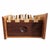 Handmade Chessboard with Chess Pieces by Giuseppe Deepak Benti, Set of 33 For Sale - Image 4 of 7