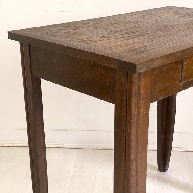 Small Vintage Desk in Wood, 1950s For Sale - Image 11 of 12