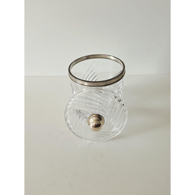 1960s Crystal and 800 Silver Lidded Box by Mario Cioni, Florence, 1960s For Sale - Image 5 of 18